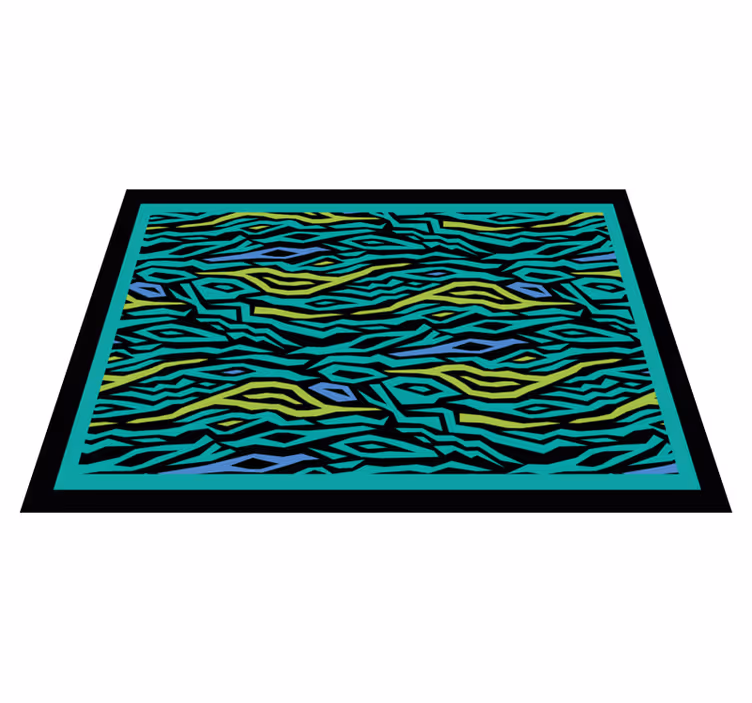 Covor vinil print animalier safari abstract - TenStickers