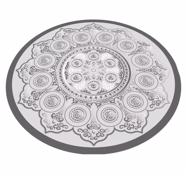 Covor vinil mandala suprapunere model mandala - TenStickers