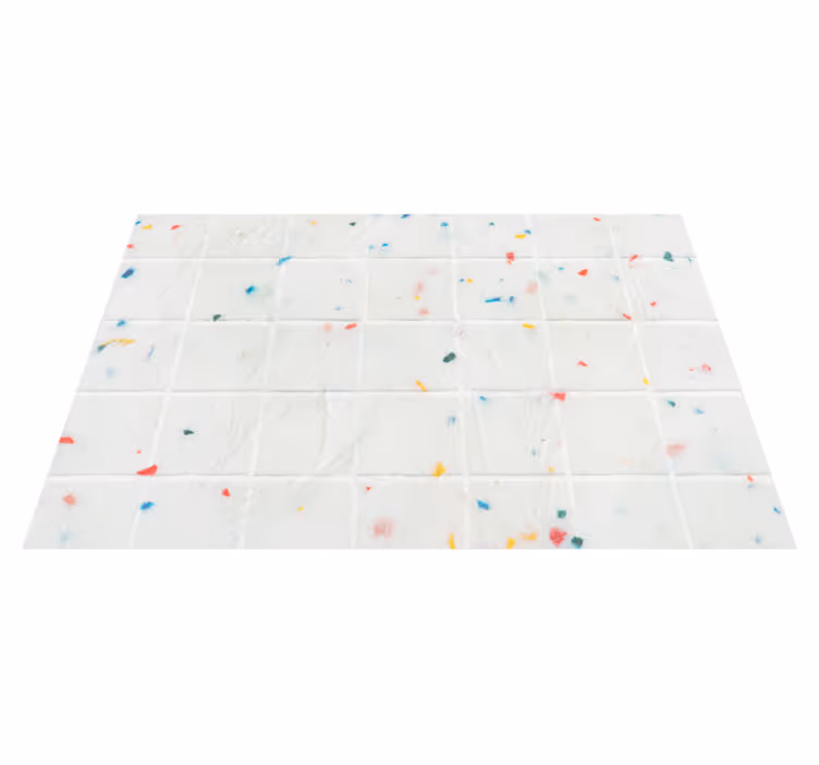 Covor vinil efect de țiglă model de plăci de terrazzo - TenStickers