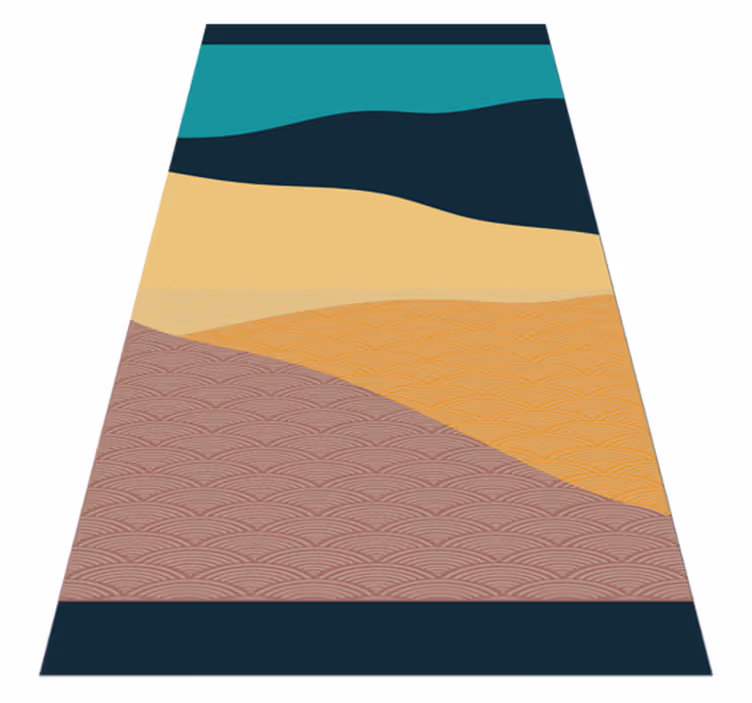 Covor abstract de munte modern - TenStickers