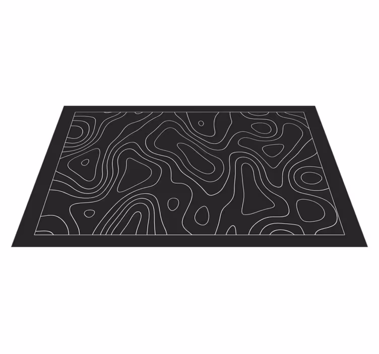 Design covoare geometrice alb-negru - TenStickers