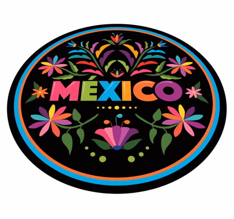 Covor de vinil etnic folclor mexican - TenStickers