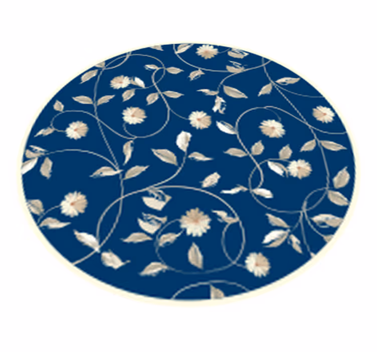 Gresie podea bucatarie floare retro - TenStickers
