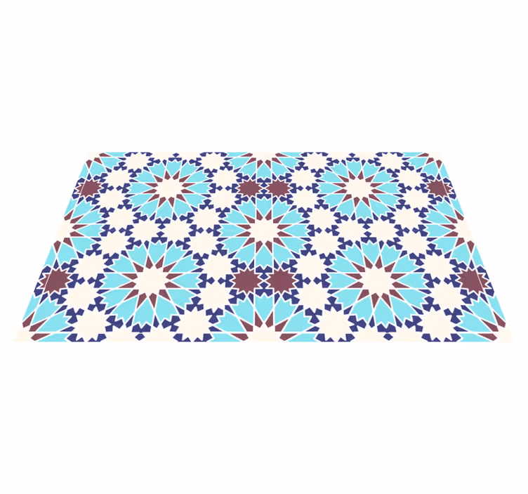 Gresie mozaic albastru marocan - TenStickers