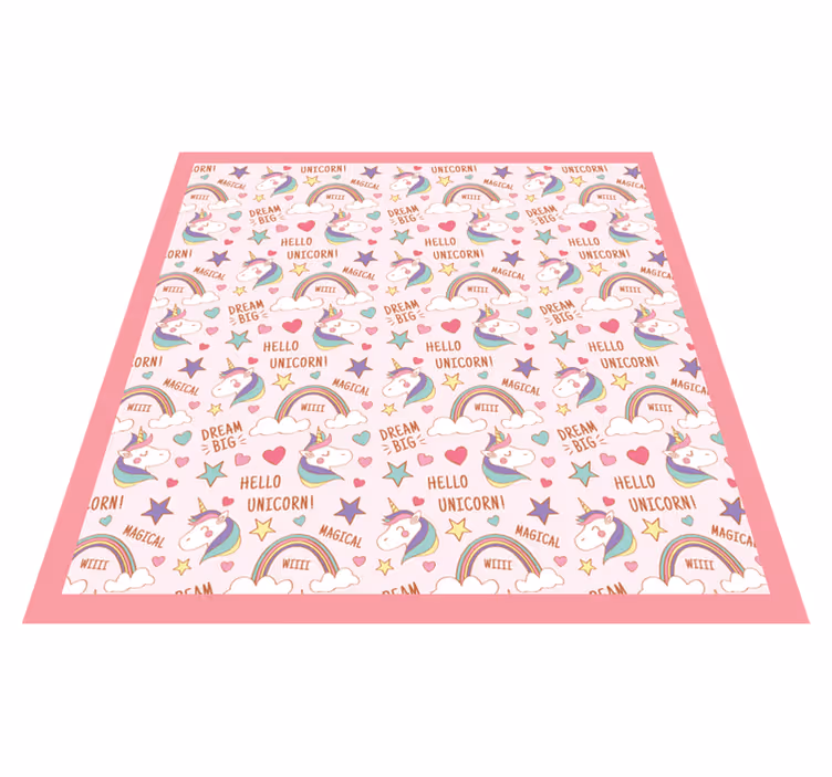Covor de vinil pepiniere motiv magic unicorn - TenStickers