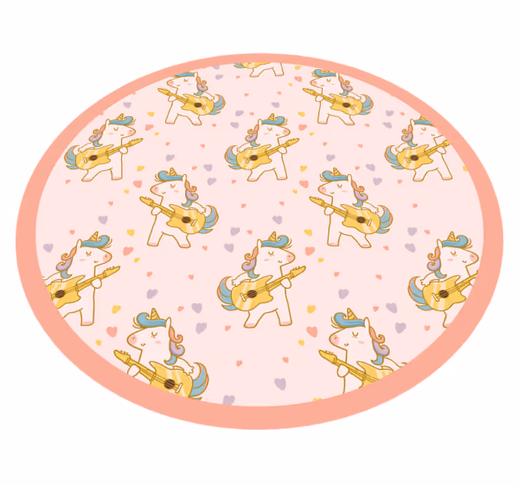 Unicorn de rocă cu covor de păr colorat pentru animale - TenStickers