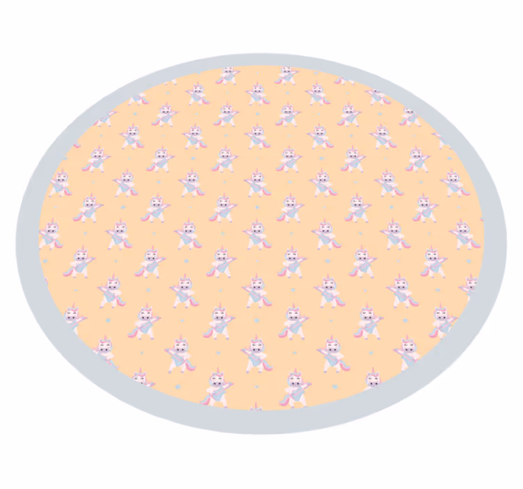 Covor de vinil pepiniere bunny roundel - TenStickers