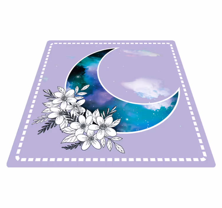 Covor dormitor acuarela galaxie - TenStickers