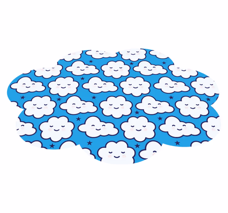 Covor de vinil pepiniere peisaj de vis tulbure - TenStickers