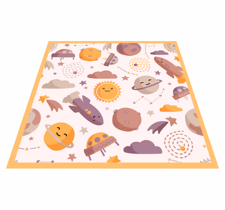 Zâmbitoare planete de desene animate pentru copii - TenStickers