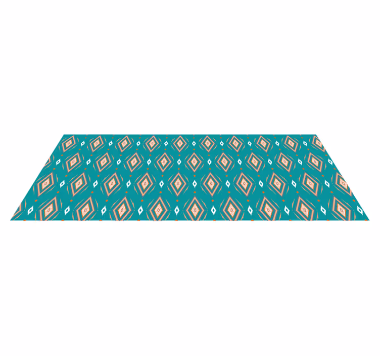 Covor de vinil geometric alergător cu model geometric - TenStickers