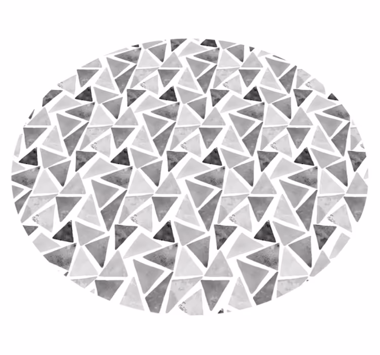 Cenușii tonuri gri triunghi geometrice vinil - TenStickers
