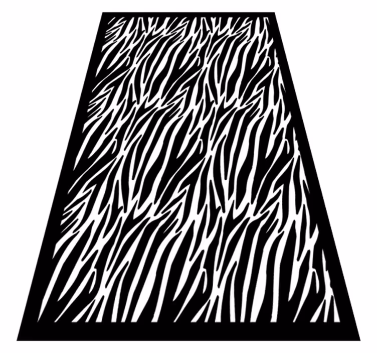 Covor vinil print animalier dungă de zebră - TenStickers