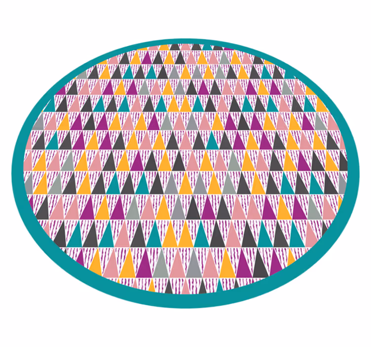 Covor scandinav intens culori nordice din vinil - TenStickers