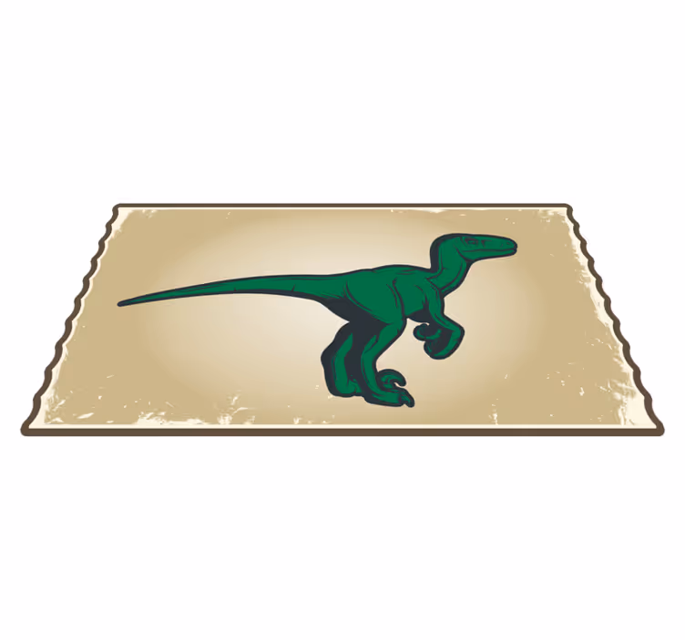 Alții covor de vinil personaj dinozaur t-rex - TenStickers
