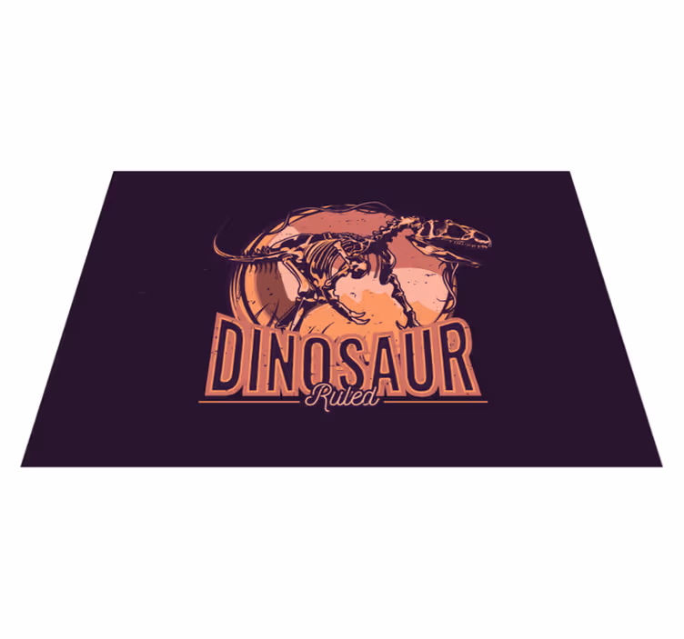 Covor de dormitor condus de dinozauri - TenStickers