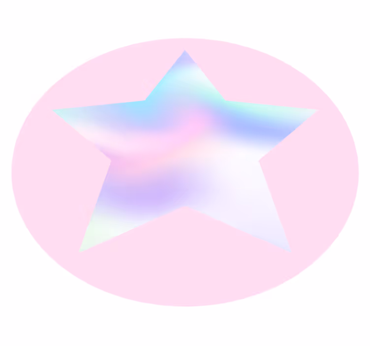 Covor de vinil stele gradient de stele pastel - TenStickers