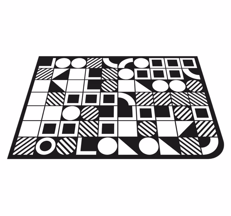 Covor modern cu design abstract - TenStickers