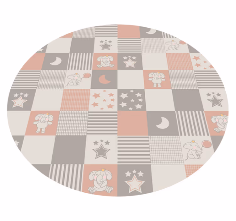 Covor de vinil pentru copii mozaic pentru copii - TenStickers