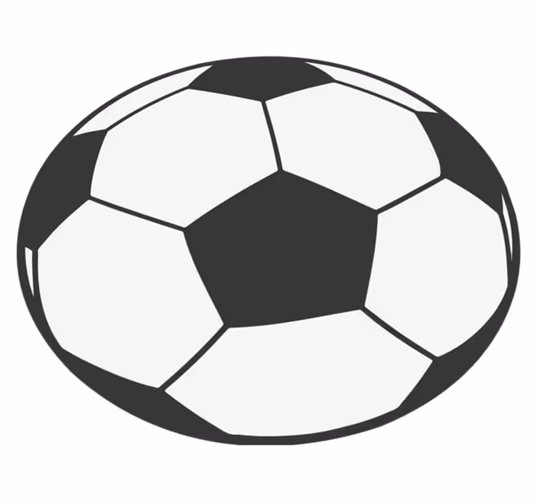 Covor de vinil pentru minge de fotbal - TenStickers