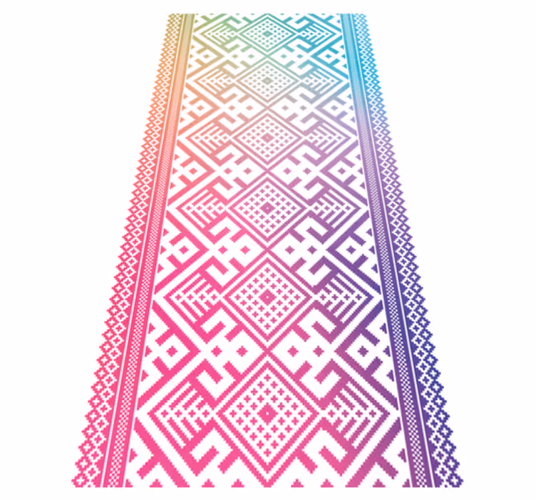 Covor de vinil pentru copii timp de joacă geometric - TenStickers