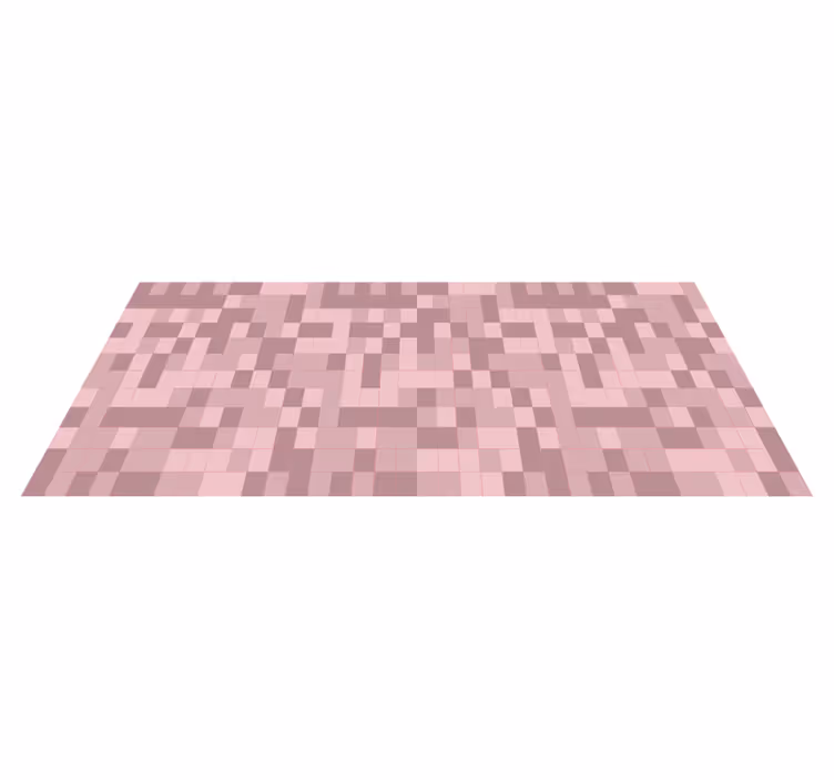 Covor de vinil geometric camuflaj pixelat - TenStickers