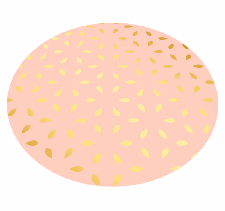 Covor vinil flori și plante model petale pastel - TenStickers