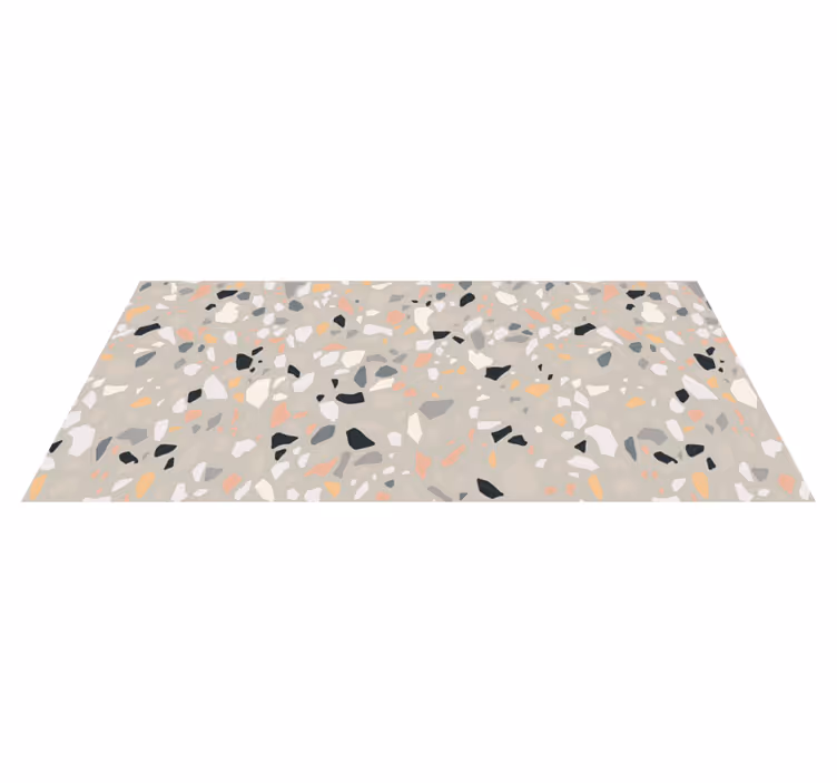 Covor de vinil texturat inspirat de terrazzo - TenStickers