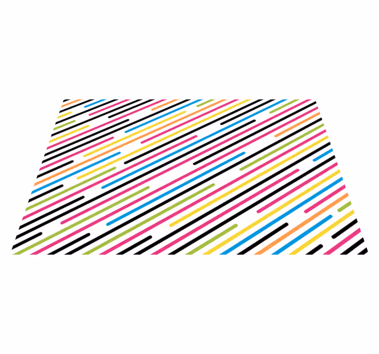 Covor modern cu dungi colorate - TenStickers