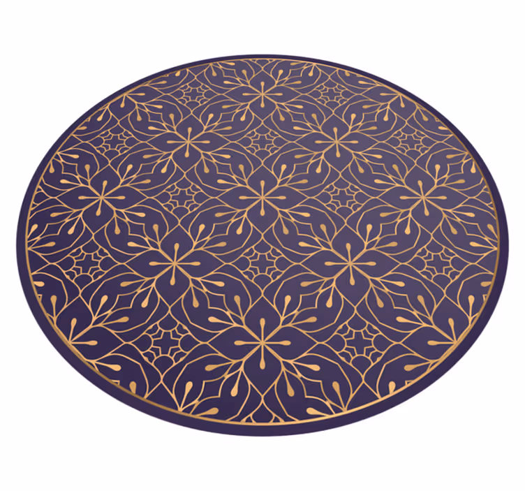 Covor mandala elegant vintage mandala din vinil - TenStickers
