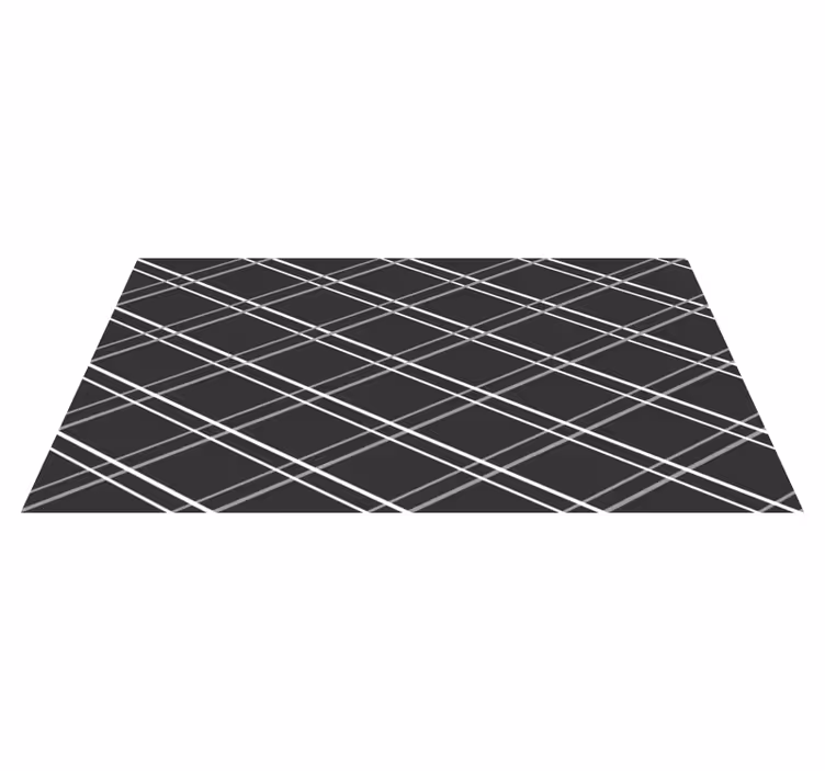 Covor de vinil geometric modele de linii geometrice - TenStickers