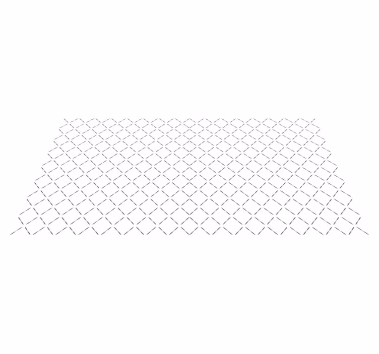 Covor de vinil geometric model de linie continuă - TenStickers