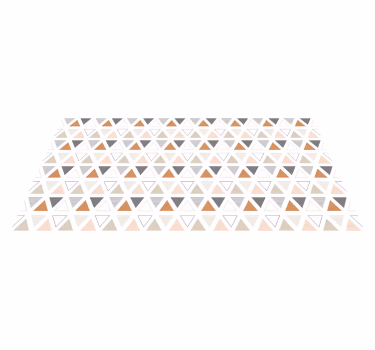 Covor de vinil geometric design triunghiular - TenStickers