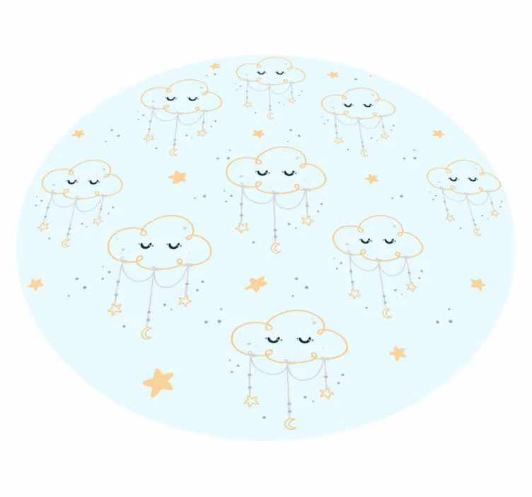 Covor de vinil pentru copii cu model de dormit - TenStickers