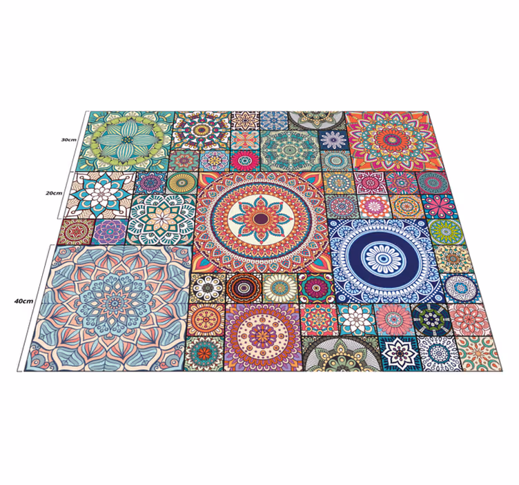 Covoare mandala covor vinil mandala - TenStickers