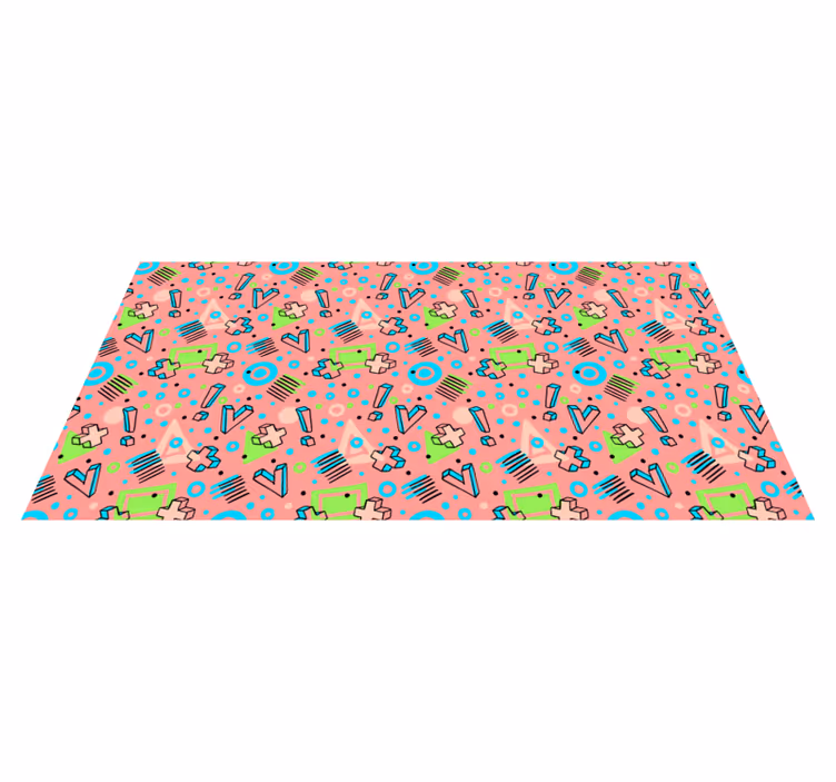 Alții covor de vinil geometrice jucăușe - TenStickers