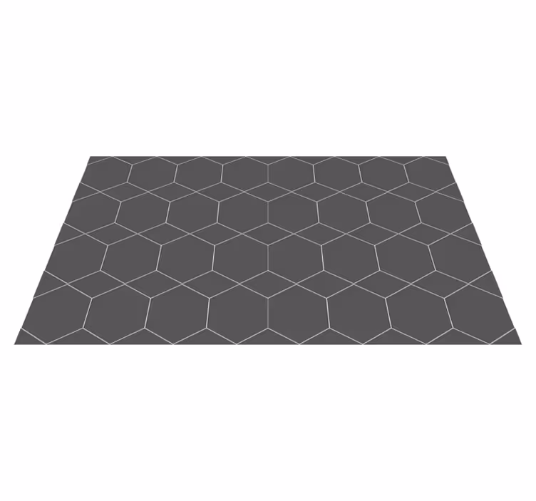 Covor vinil efect de țiglă placi hexagonale - TenStickers