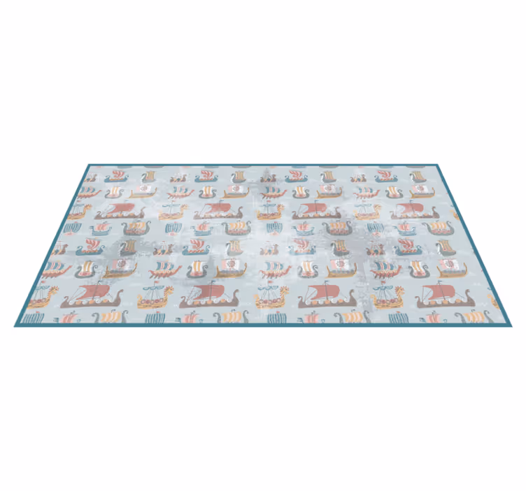 Covor de vinil pentru copii pepiniera nautica - TenStickers
