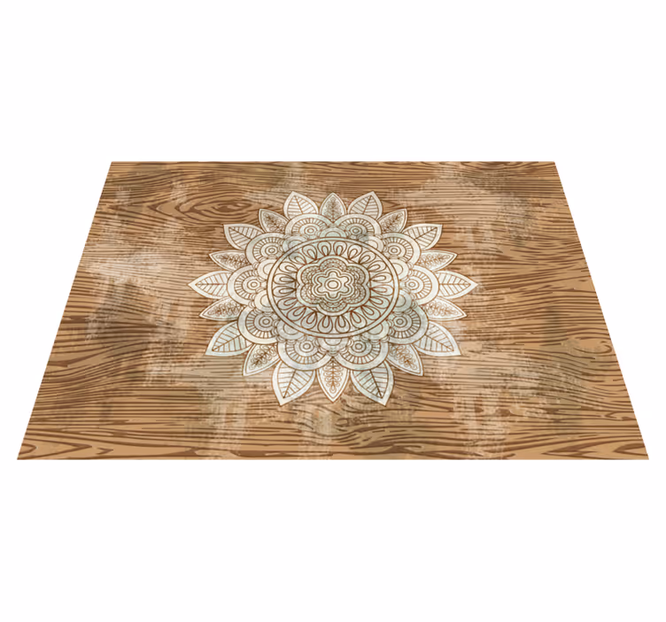 Covor decorativ din vinil cu modele florale - TenStickers