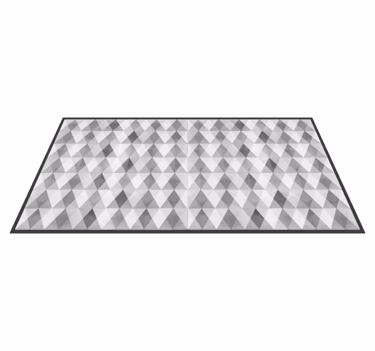 Covor de vinil geometric cu model triunghiular - TenStickers