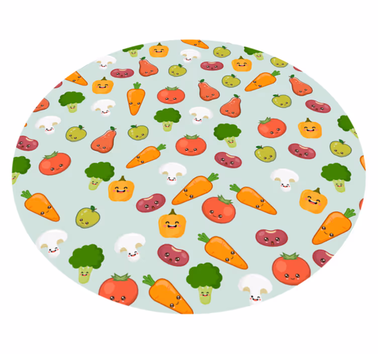 Covor de vinil pepiniere model vegetal vesel - TenStickers