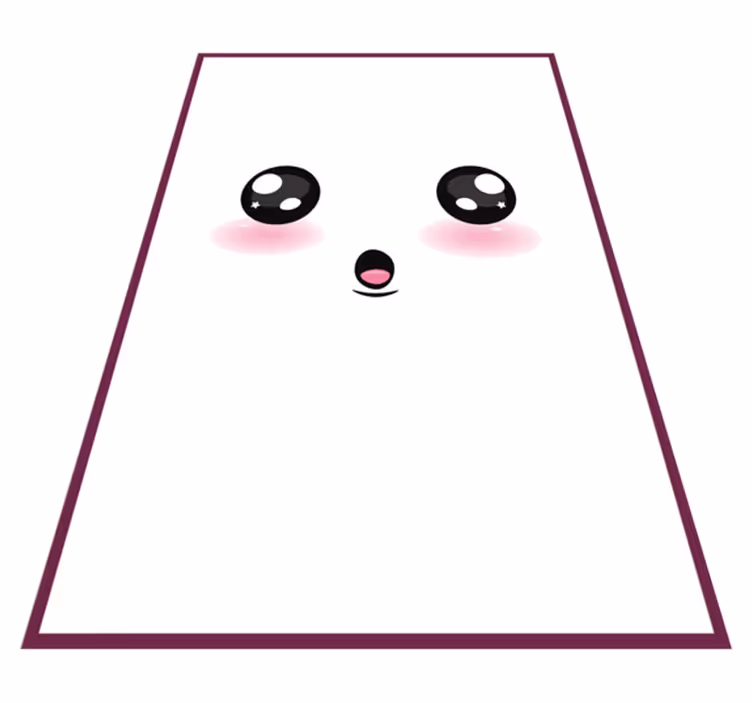 Covor drăguț din vinil pentru ochi anime - TenStickers