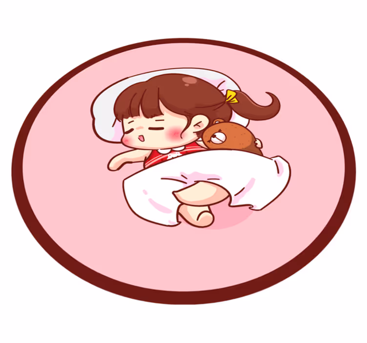 Covor de vinil pentru fete anime dormitoare - TenStickers