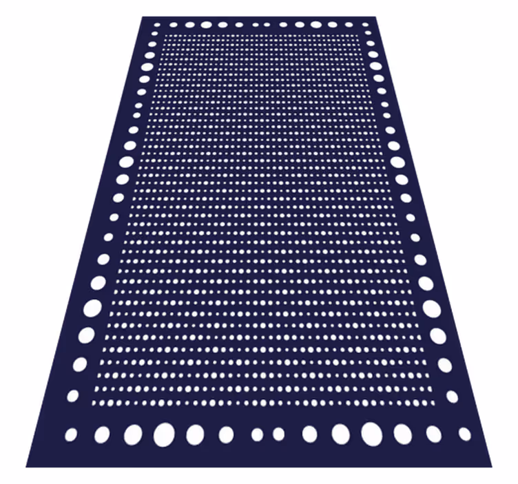 Covoare geometrice de vinil cu margine de buline - TenStickers