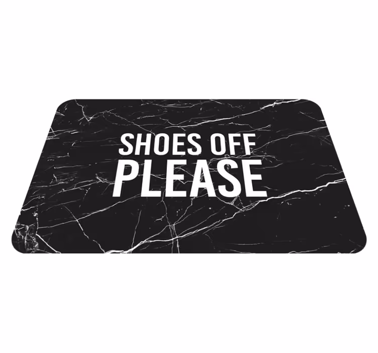 Covoare personalizate cu pantofi din marmură - TenStickers