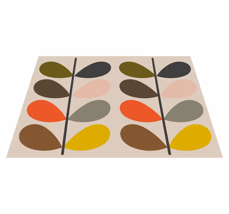 Covor de vinil modern orla kiely - TenStickers