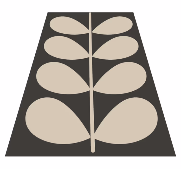 Covor vinil minimalist inspirat de plante - TenStickers