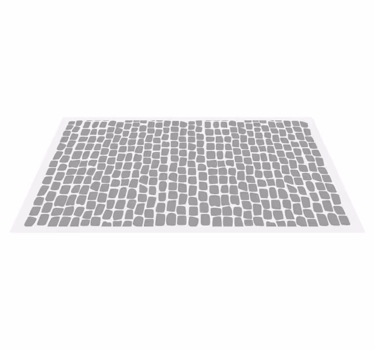 Covor vinil efect de țiglă zăbrele monocrome - TenStickers