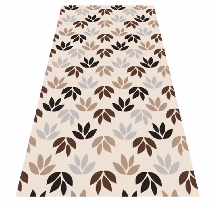 Covor vinil flori și plante tema cu model floral - TenStickers