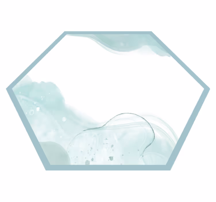 Covor vinil minimalist vârtejuri moi de culoare aqua - TenStickers